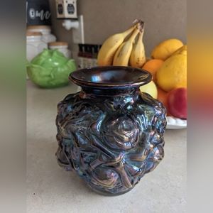 Vintage Imperial glass vase Amethyst